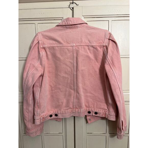Levi’s size XS womens pink denim jean jacket - Picture 3 of 6